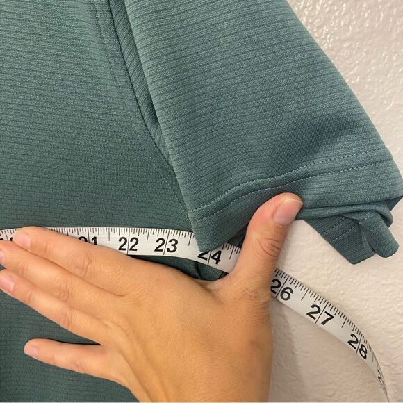 Under Armour UA Playoff sage green stretch golf Polo performance Shirt XL - Picture 6 of 9